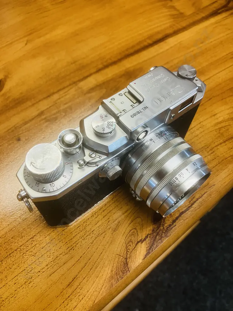 Canon ll D 35mm Rangefinder Film Camera #78189 With Canon 50mm f/1.8 LTM Lens #154732 - 1952 to1955 JAPAN Image 1++