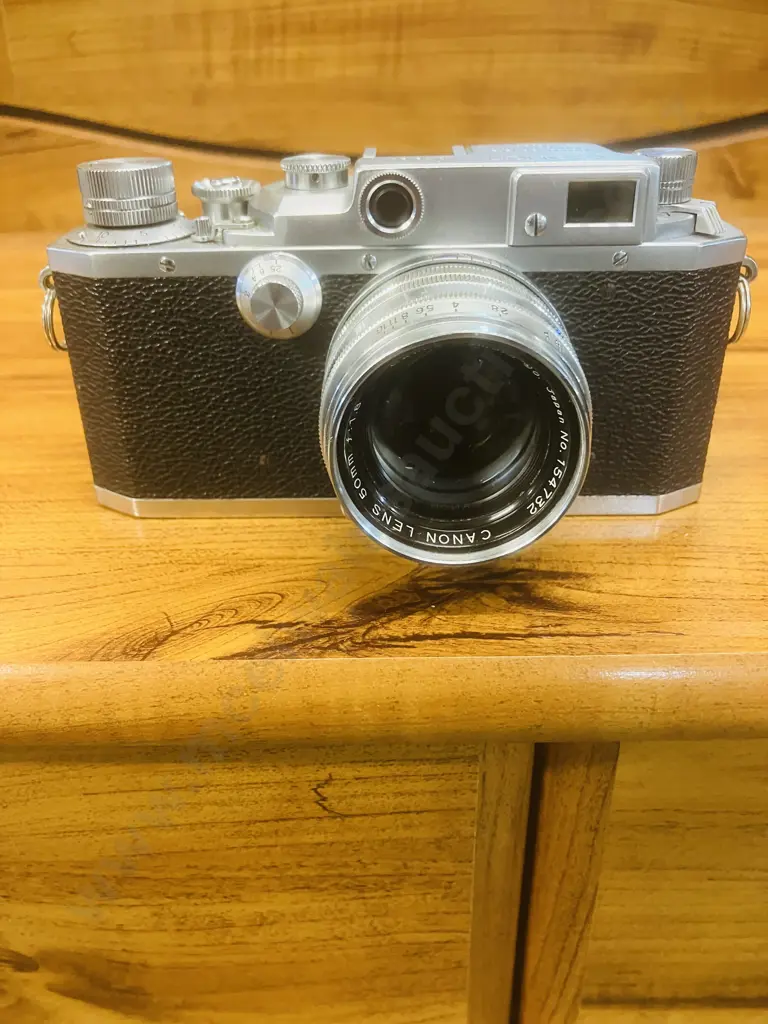 Canon ll D 35mm Rangefinder Film Camera #78189 With Canon 50mm f/1.8 LTM Lens #154732 - 1952 to1955 JAPAN Image 1++