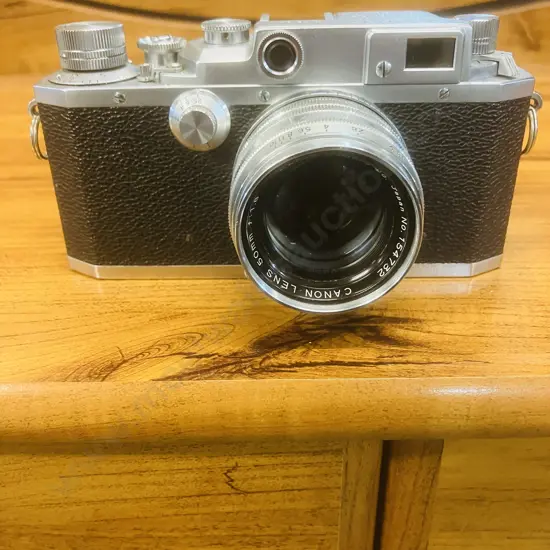 Canon ll D 35mm Rangefinder Film Camera #78189 With Canon 50mm f/1.8 LTM Lens #154732 - 1952 to1955 JAPAN