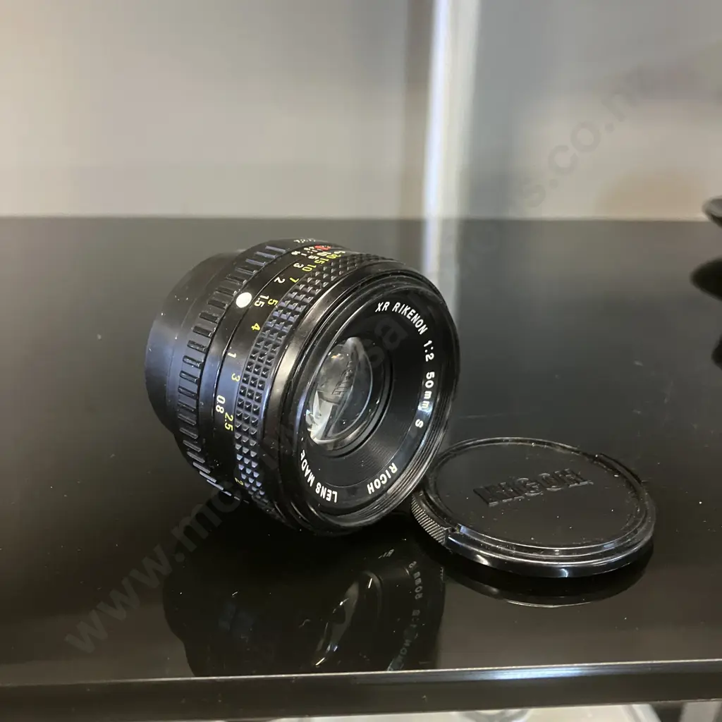 Rare Ricoh XR Rikenon 50mm F2 S Cine Mod Prime Portrait Lens | Canon EF Mount Image 1++