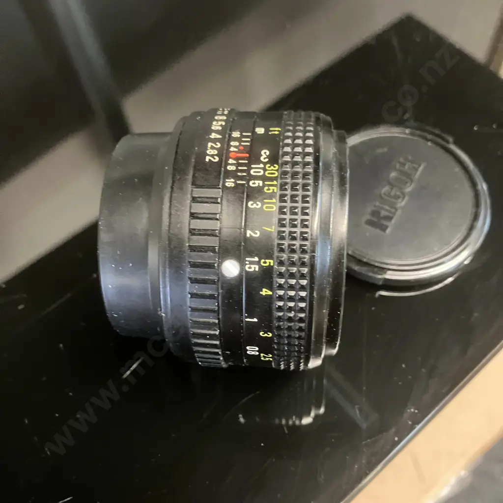 Rare Ricoh XR Rikenon 50mm F2 S Cine Mod Prime Portrait Lens | Canon EF Mount Image 1++