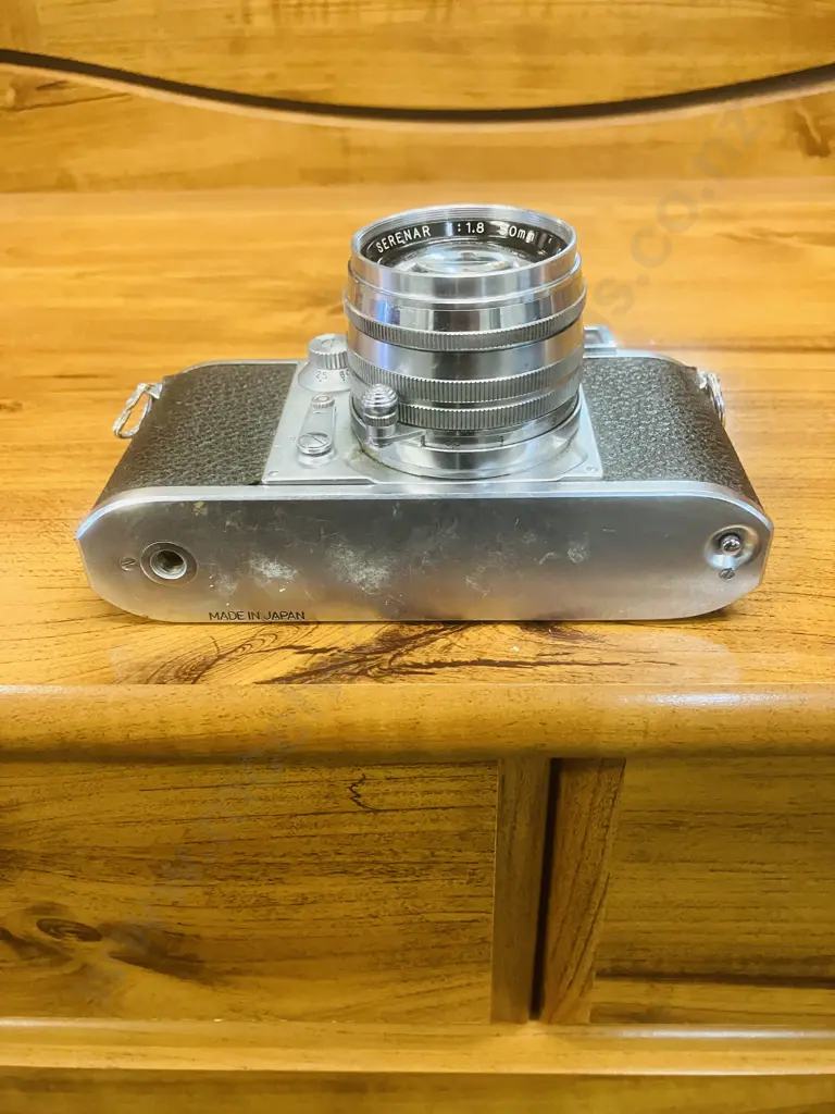 Minolta-35 (Model-F) Rangefinder Camera Japan 1952 (#21589) With Canon Serenar 50mm f/1.8 Leica Thread Mount Lens #59729 Image 1++