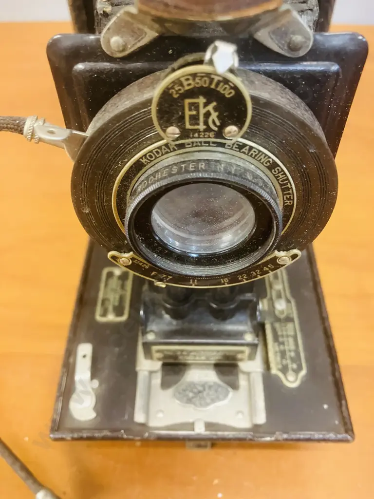 Antique 1920s No. 3-A Autographic Kodak Junior Model-A With f7.7 Kodak Anastigmat #13460 Image 1++