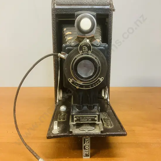 Antique 1920s No. 3-A Autographic Kodak Junior Model-A With f7.7 Kodak Anastigmat #13460