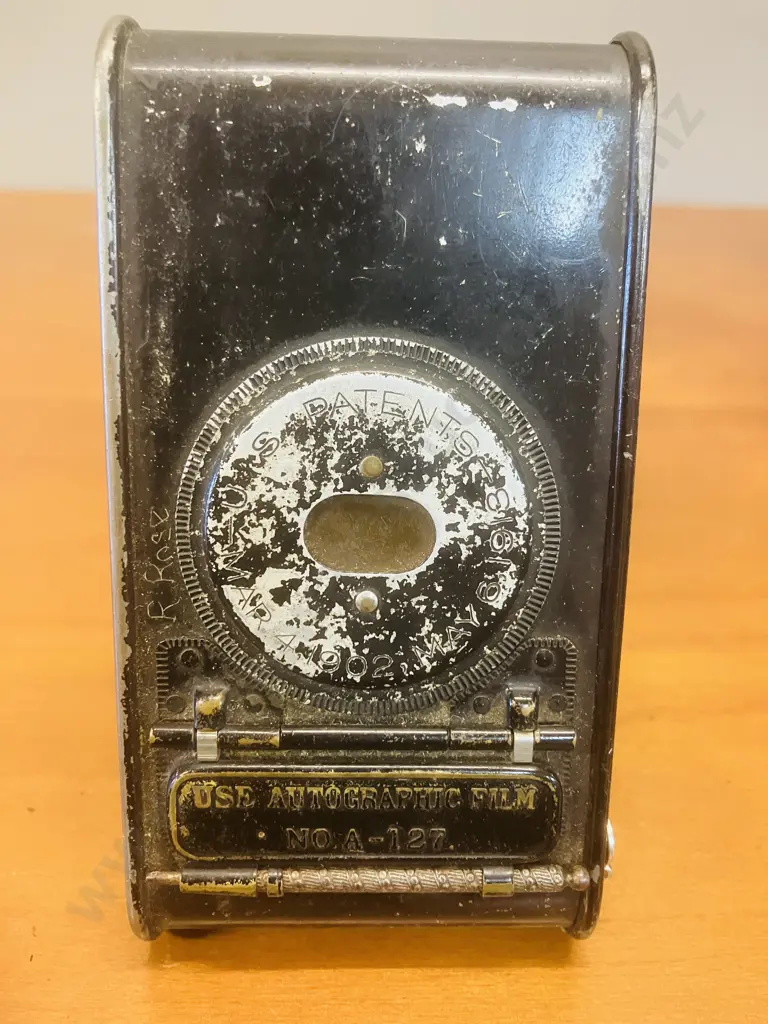 Antique Vest Kodak Eastman Pocket Autographic WWI Soldier's Trench Camera, No A-127, Early 1900's Image 1++