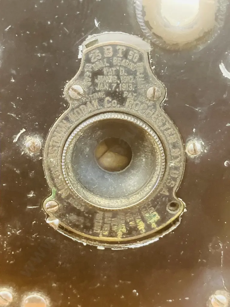 Antique Vest Kodak Eastman Pocket Autographic WWI Soldier's Trench Camera, No A-127, Early 1900's Image 1++