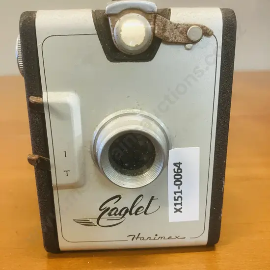 Rare Vintage Fototecnica Eaglet for Hanimex Box Camera c1950s. Made in Italy.