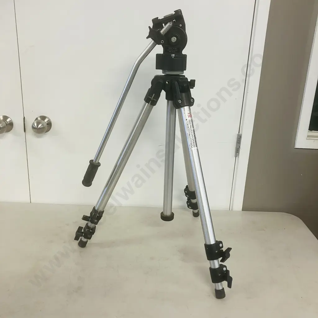 Manfrotto Art 144 Professional Tripod With #136 Head - Made In Italy Image 1++