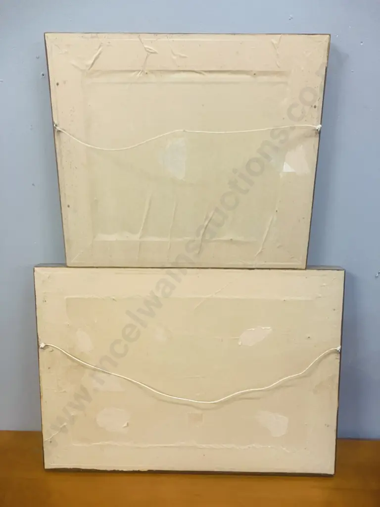 Colin McDonald - Pair of Original Paintings of South Island Stone Cottages Image 1++