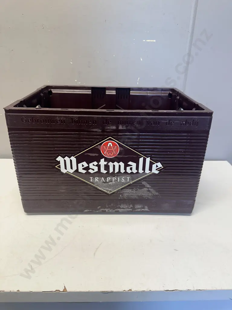 Vintage Mancave Westmalle Trappist Plastic Empty Crate  Image 1++