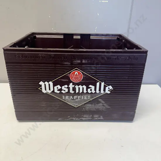 Vintage Mancave Westmalle Trappist Plastic Empty Crate 