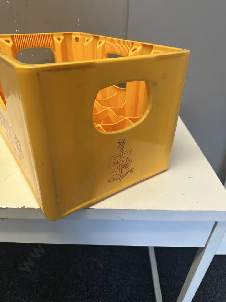Vintage Mancave Trappist Rochefort Belgium Plastic Empty Crate  Image 1++