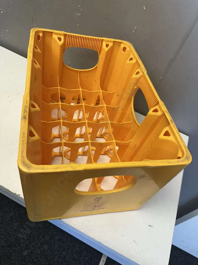 Vintage Mancave Trappist Rochefort Belgium Plastic Empty Crate  Image 1++