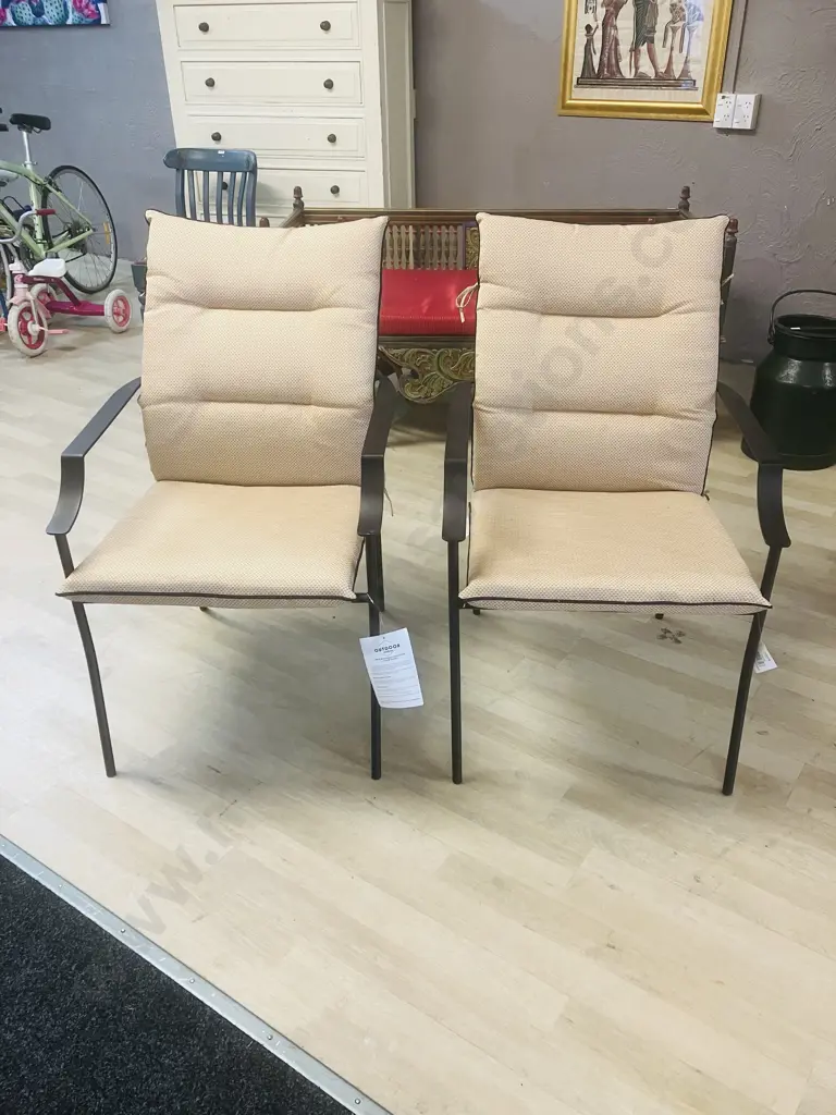 Pair of Outdoor Creations Outdoor Chair Southland Cushioned Image 1++