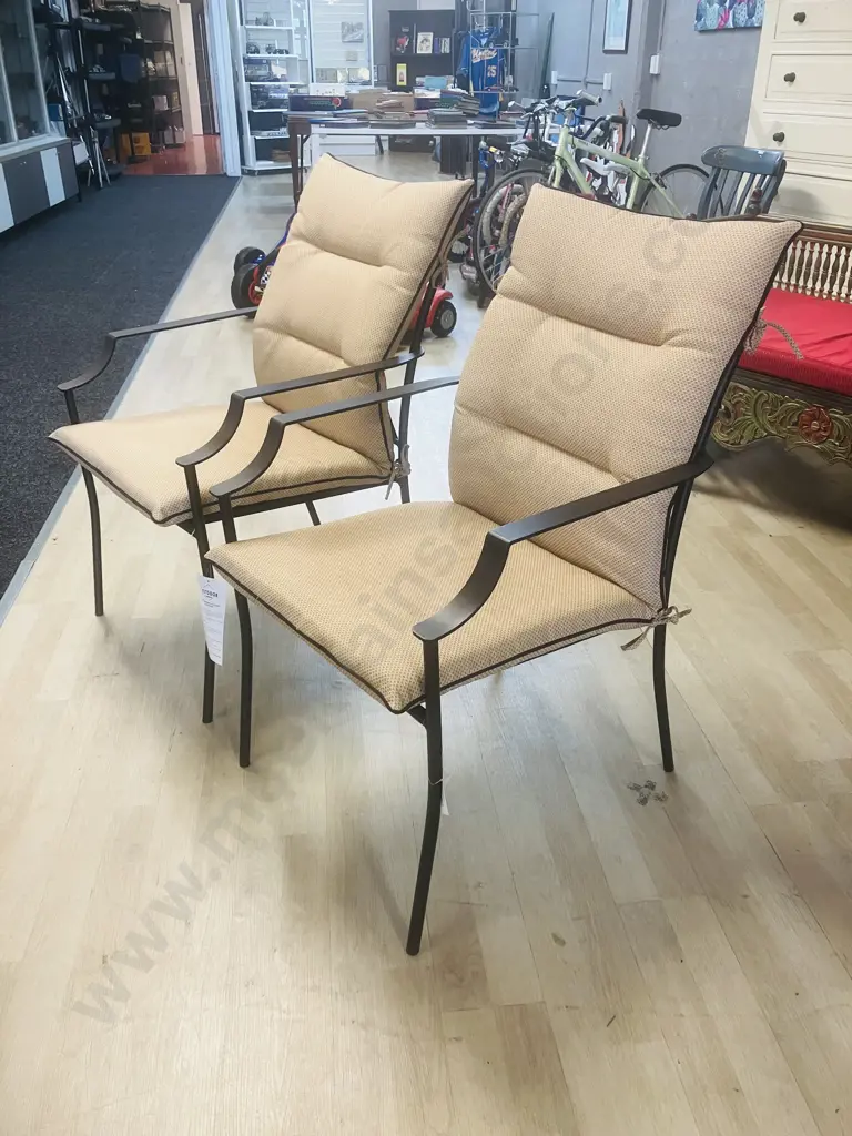 Pair of Outdoor Creations Outdoor Chair Southland Cushioned Image 1++