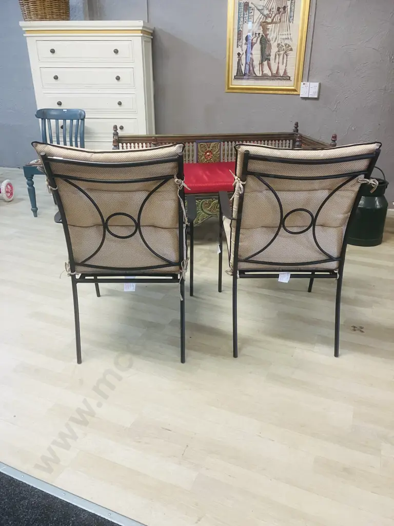 Pair of Outdoor Creations Outdoor Chair Southland Cushioned Image 1++