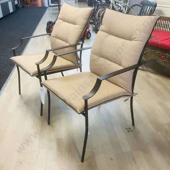 Pair of Outdoor Creations Outdoor Chair Southland Cushioned