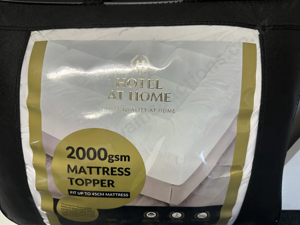 Hotel At Home Super King Size Mattress Topper Image 1++
