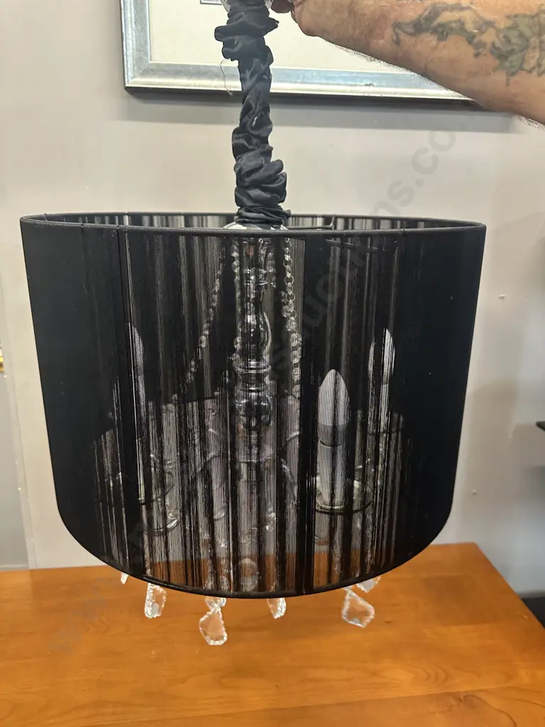 Ceiling Light - Lighting Direct Paris 5L Pendant Model KE-1310-5BLK. Dia 50cm Image 1++