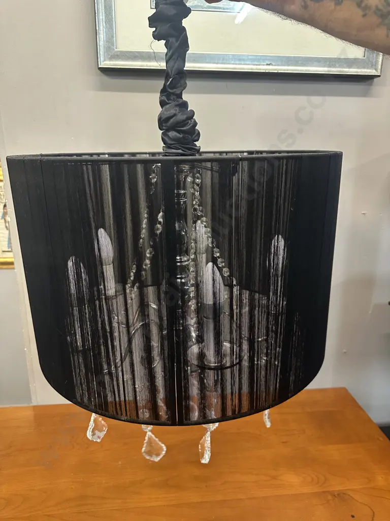 Ceiling Light - Lighting Direct Paris 5L Pendant Model KE-1310-5BLK. Dia 50cm Image 1++