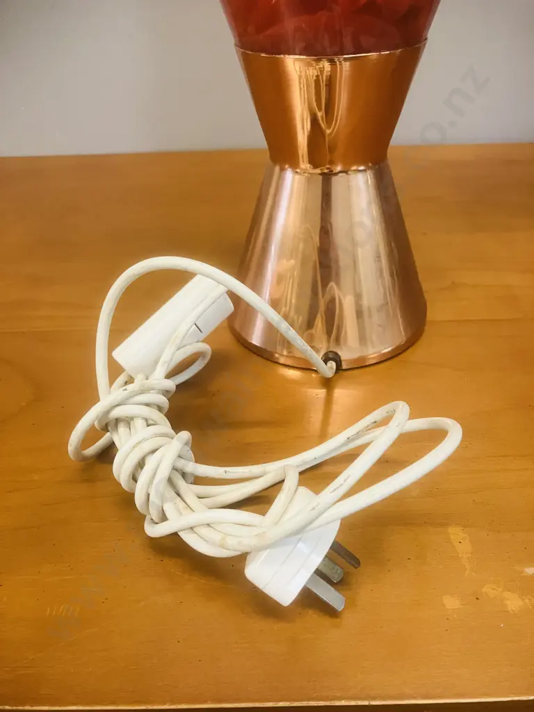 Vintage Crestworth Mathmos Astro Lava Lamp With Copper Base & Cap. H44cm Image 1++