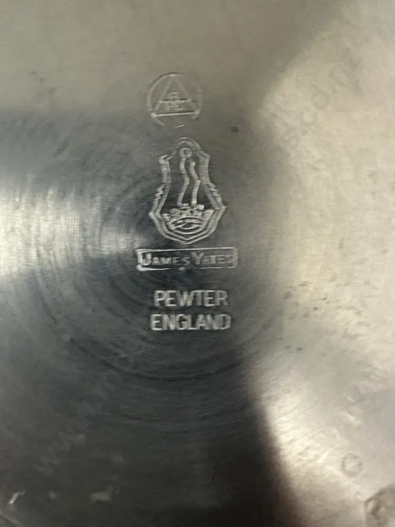 James Yates Pewter Beer Mug Image 1++