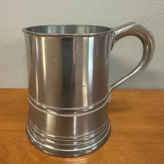 James Yates Pewter Beer Mug