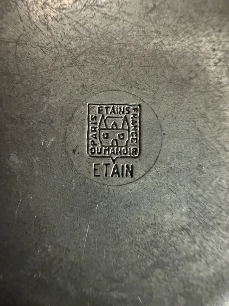 French Pewter Tastevin Wine Tasting Cup Image 1++