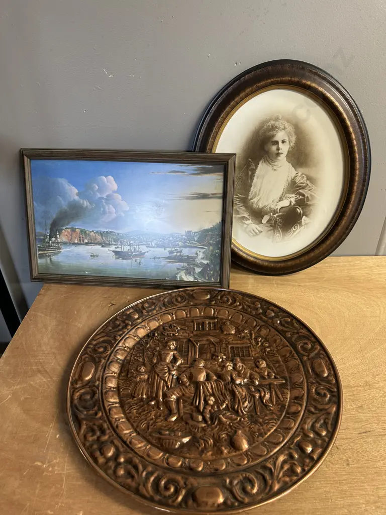 Vintage Artwork & Copper Wall Art Image 1++