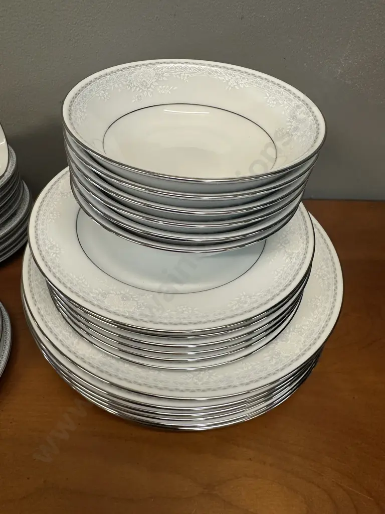 R.C Noritake Dinnerware Items 18 Piece & Noritake Blue Hill Trios x8 Image 1++