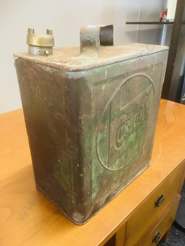 Vintage "Castrol" Motor Oil Can - 2 Imp Gallons Image 1++
