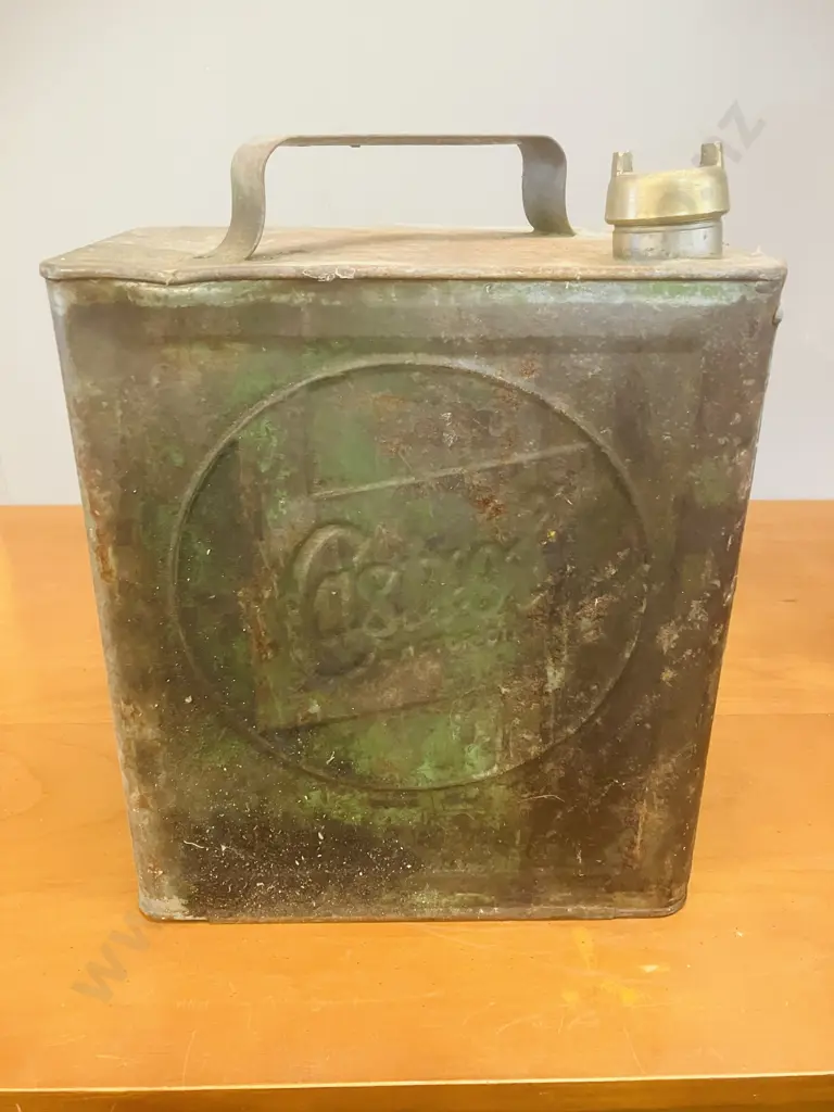Vintage "Castrol" Motor Oil Can - 2 Imp Gallons Image 1++