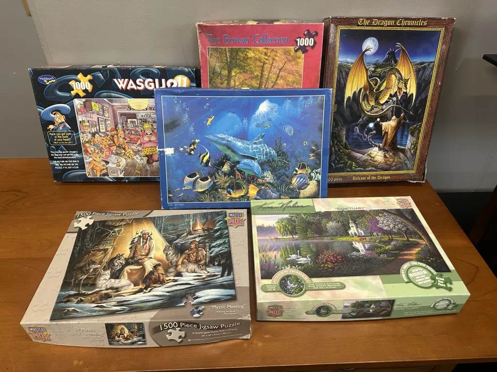 Assorted Jigsaw Puzzles x 6 Image 1++