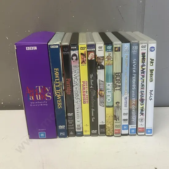 Comedy DVDs Including Absolutely Fabulous & Fawlty Towers Box Sets