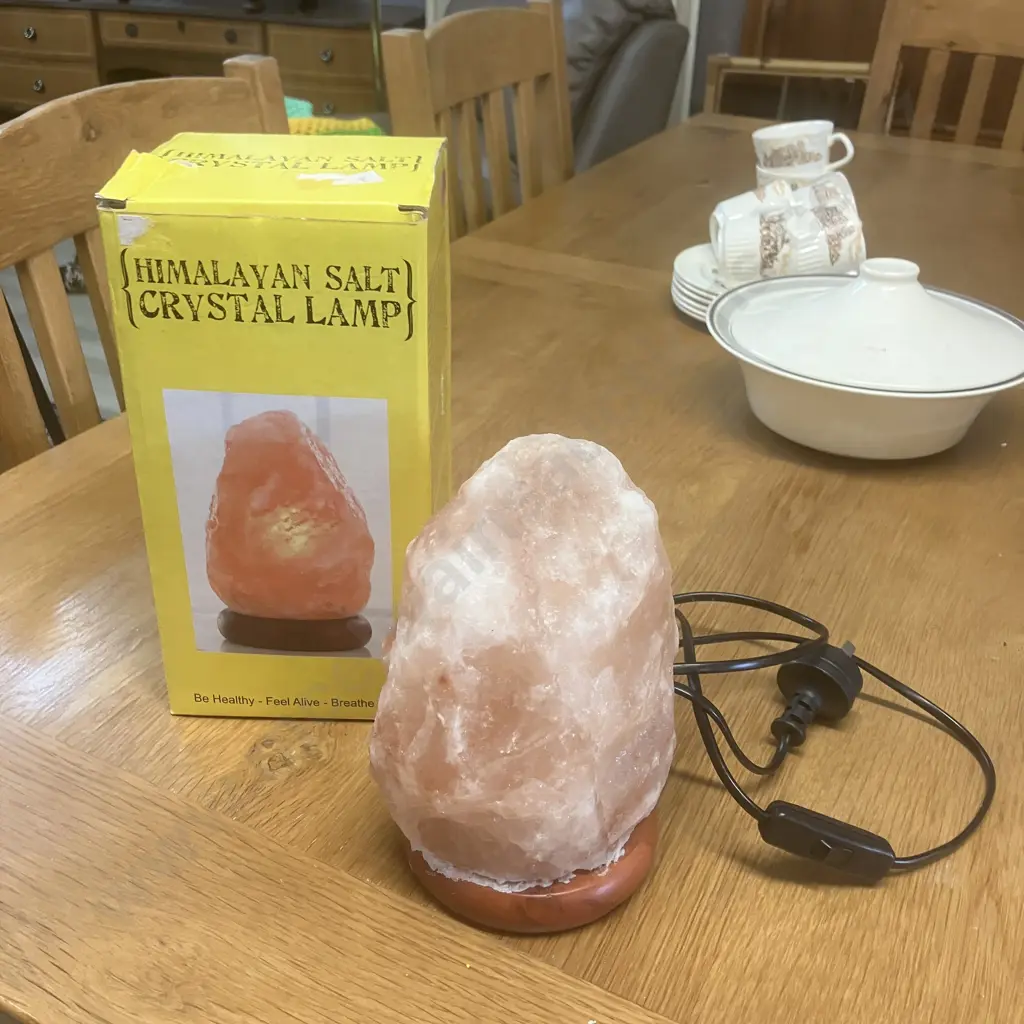 Himalayan Salt Crystal Lamp In Box Image 1++