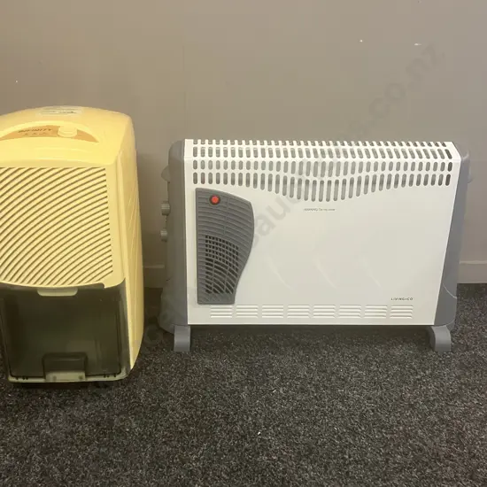 Living & Co Heater Model LCH750W & Infinity Dehumidifier IDH2000