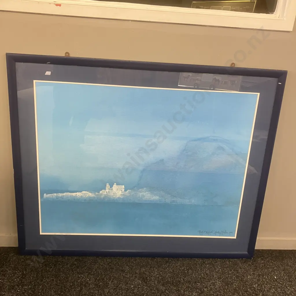 Cefalusizilien By Ralf Westphal 1994 Framed Art Print. 86 x 106cm Image 1++