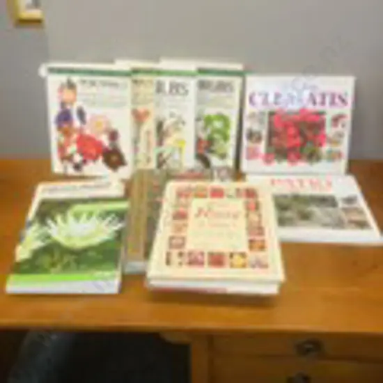10 Gardening Books - Palmers Manuals, Pans Garden Plants Series, Roses, Etc