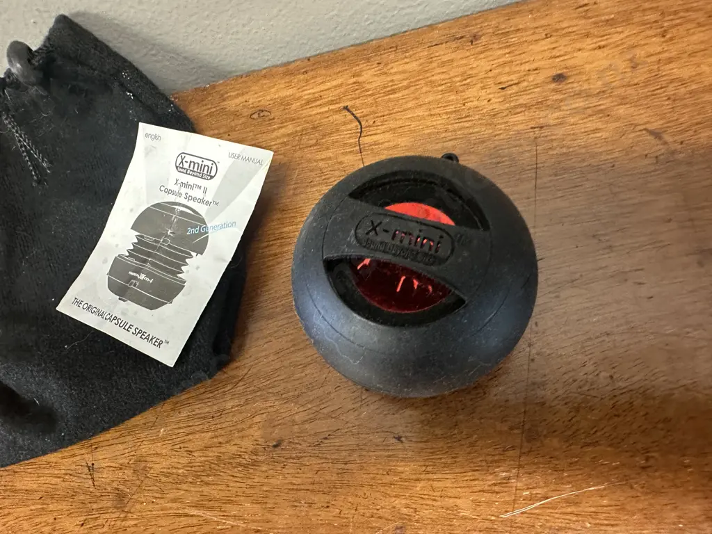 X mini Portable Capsule Speaker Image 1++