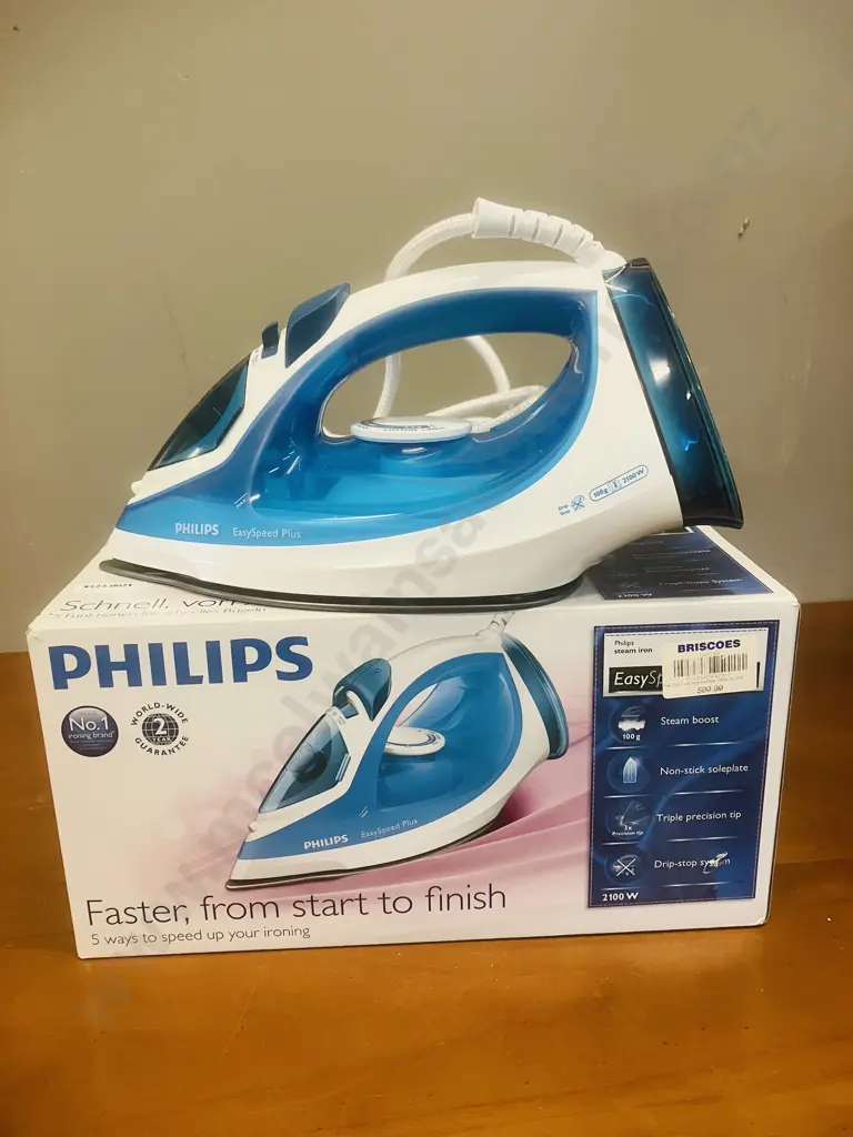 Phillips Steam Iron - Easy Speed Plus (Unused) Image 1++