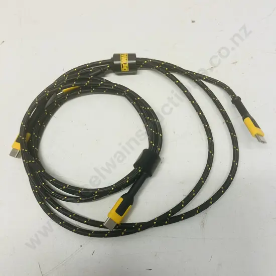 DeWALT USB-C To USB-C Charging Cables - Pair of