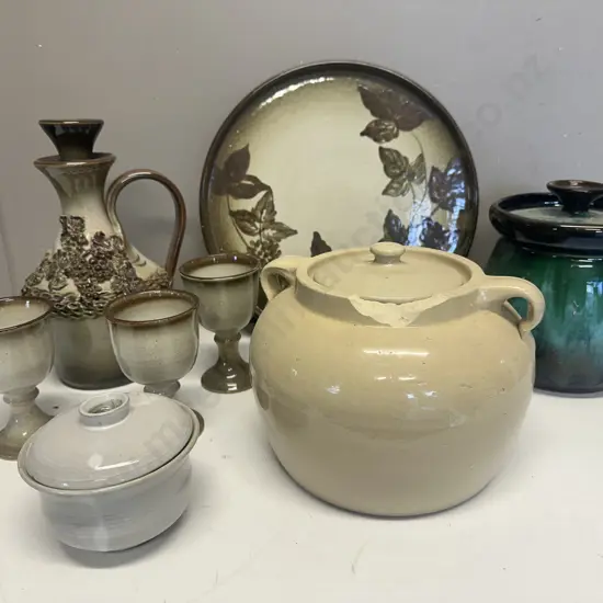 Assorted Pottery Items (some as found)