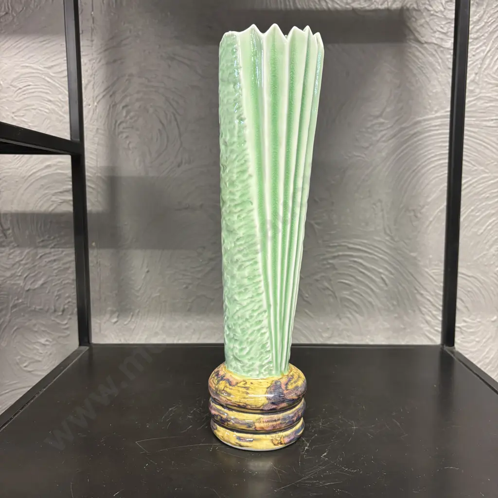 Stunning Oriental Art Pottery Vase. Signed. H34cm Image 1++