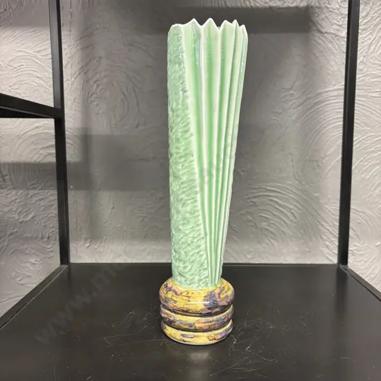 Stunning Oriental Art Pottery Vase. Signed. H34cm