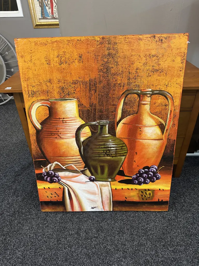 Picture On Canvas Still Life H100x80cm. Image 1++