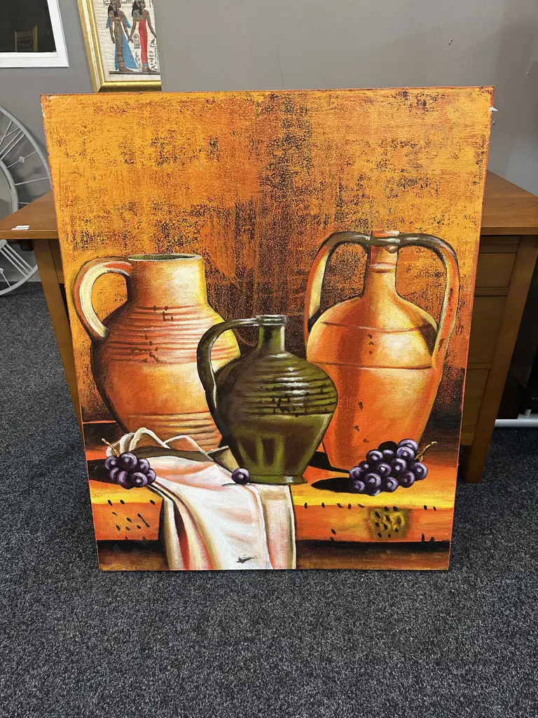 Picture On Canvas Still Life H100x80cm. Image 1++