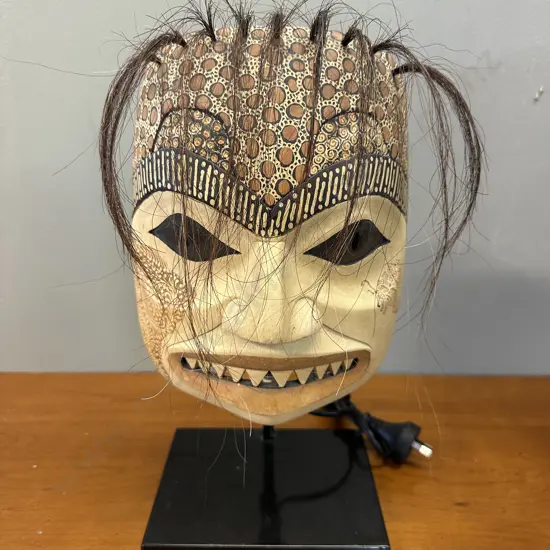 Mask Table Lamp H37cm.