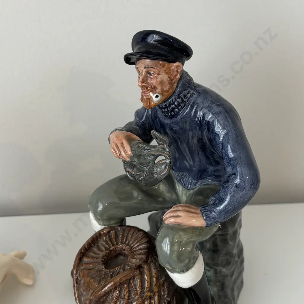 Two Royal Doulton Figurines. “Treasure Island” and “The Lobster Man” Image 1++