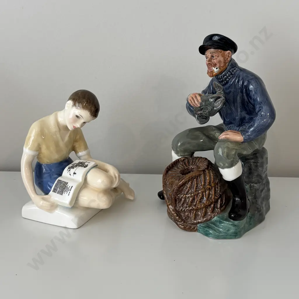 Two Royal Doulton Figurines. “Treasure Island” and “The Lobster Man” Image 1++