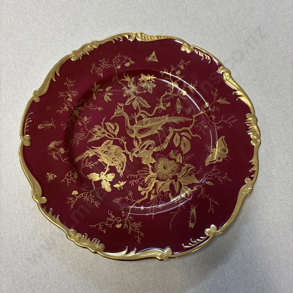 Coalport Gilded Display Cabinet Plate. Dia 28cm Image 1++